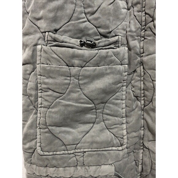 TRIBAL Women’s Slate  Gray Quilted Lyocell Vest Sz M EUC - Picture 3 of 9